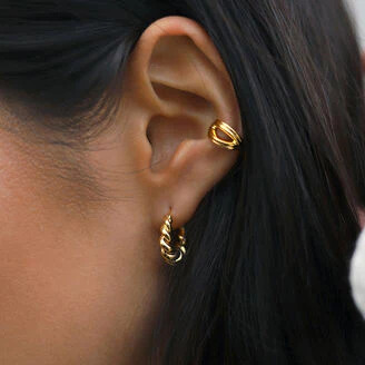 Twist%20Hoop%20Earrings%20,%20Minimalist%20Earrings,%20Gold%20hoop%20Earrings