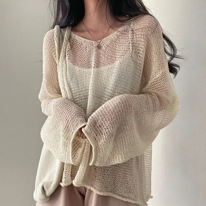 Apricot%20Women%20Lantern%20Long%20Sleeve%20O-Neck%20Sweater