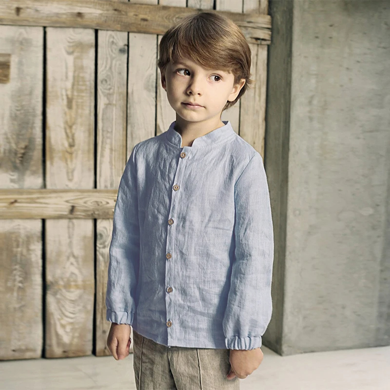 Blue%20Cotton%20And%20Linen%20Boys%20Shirt-