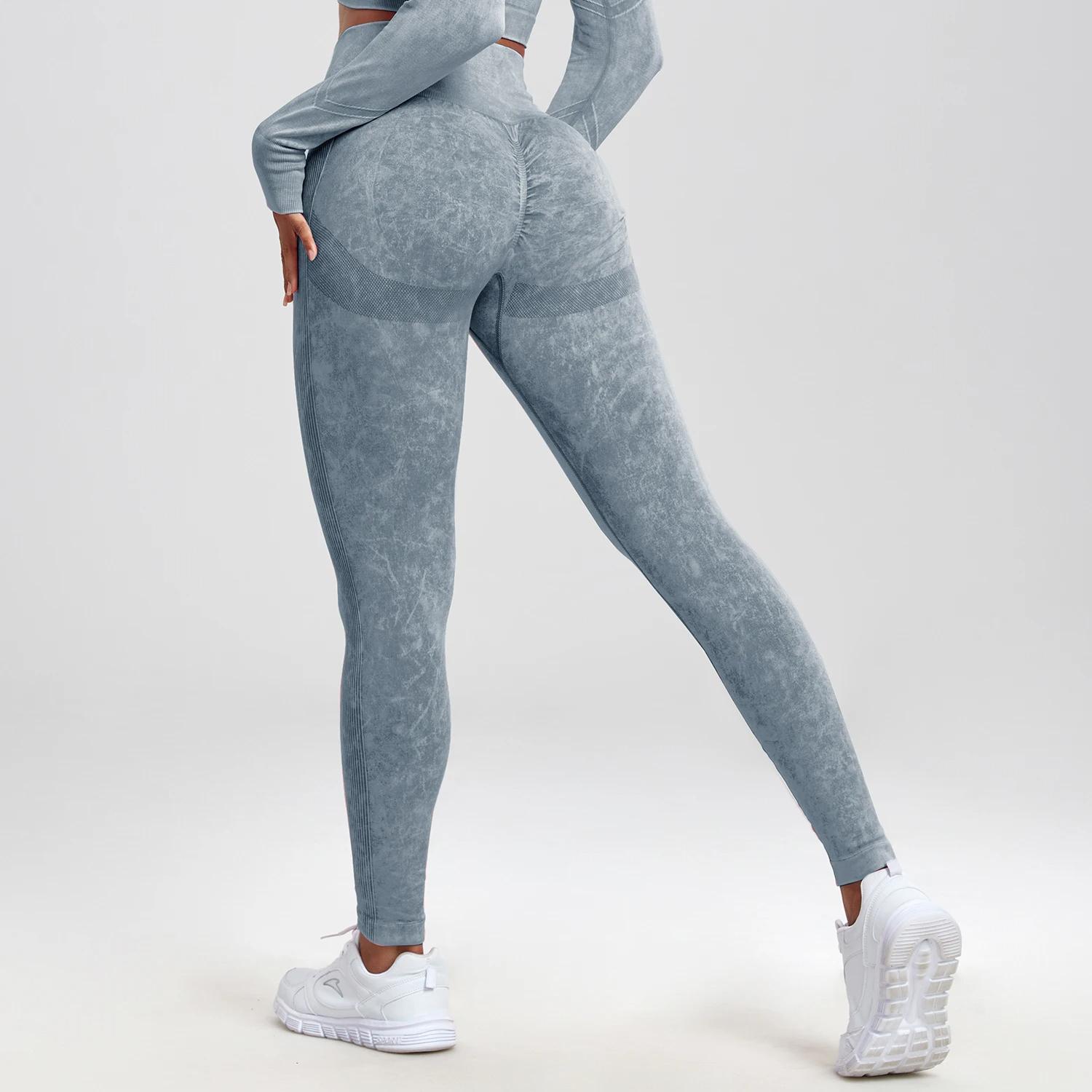 Blue%20Push%20Up%20Seamless%20Leggings%20for%20Women