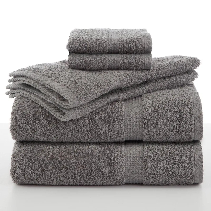 6-piece%20Luxury%20Gray%20Towel%20Set