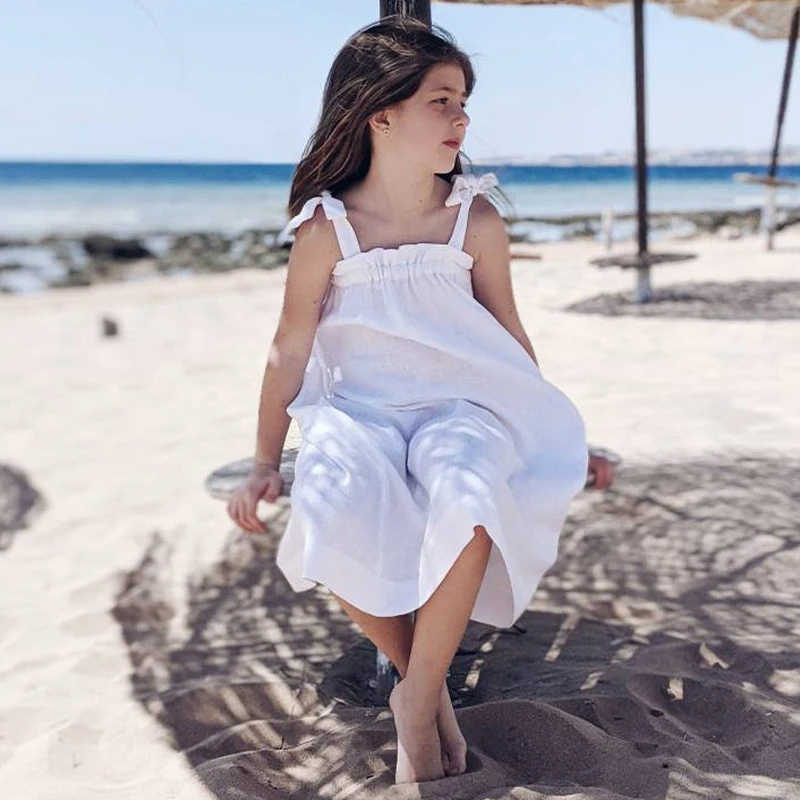 White%20Linen%20Beach%20Sundress%20Flower%20Girl%20Dress%20%20%20