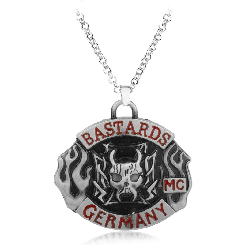 MC%20Germany%20Bandit%20Bandidos%20Rock%20Band%20Music%20Silver%20Necklace/