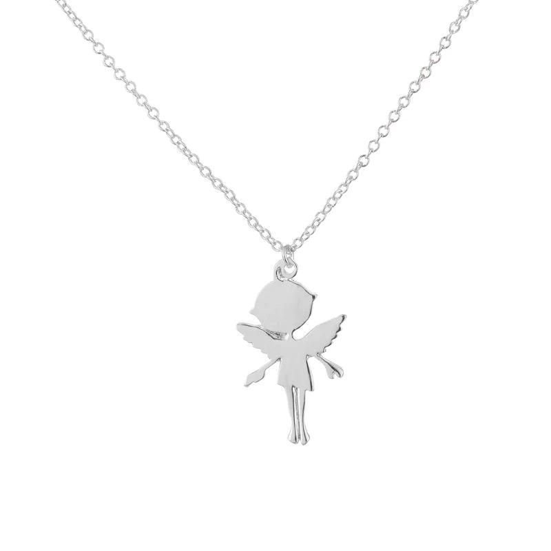 Angel%20Girl%20Necklace,silver/