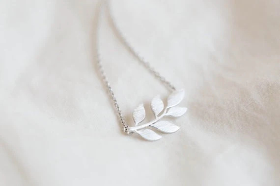 Leaf%20Silver%20Necklace/