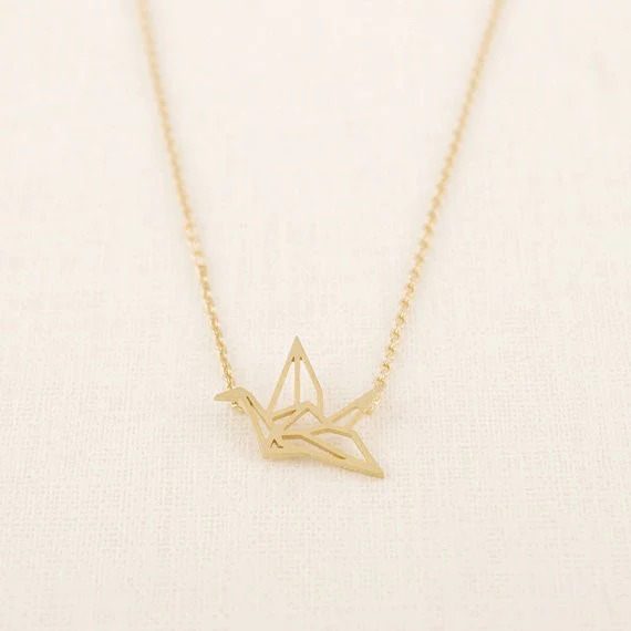 Origami%20Crane%20gold%20Necklace