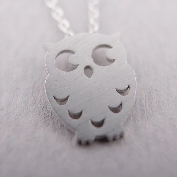 Owl%20Silver%20Necklace%20Minimalist%20Necklace