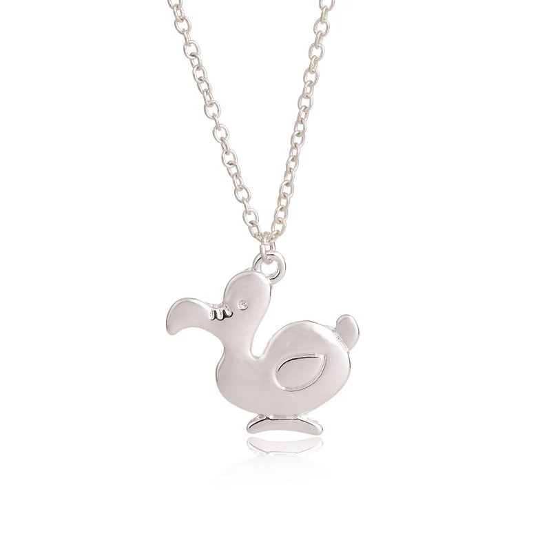 Baby%20Duck%20Dodo%20Silver%20Necklace%20Minimalist%20Necklace