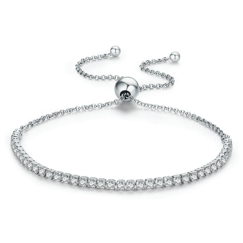 Silver%20Platinum%20White%20Zircon%20Tennis%20Bracelet