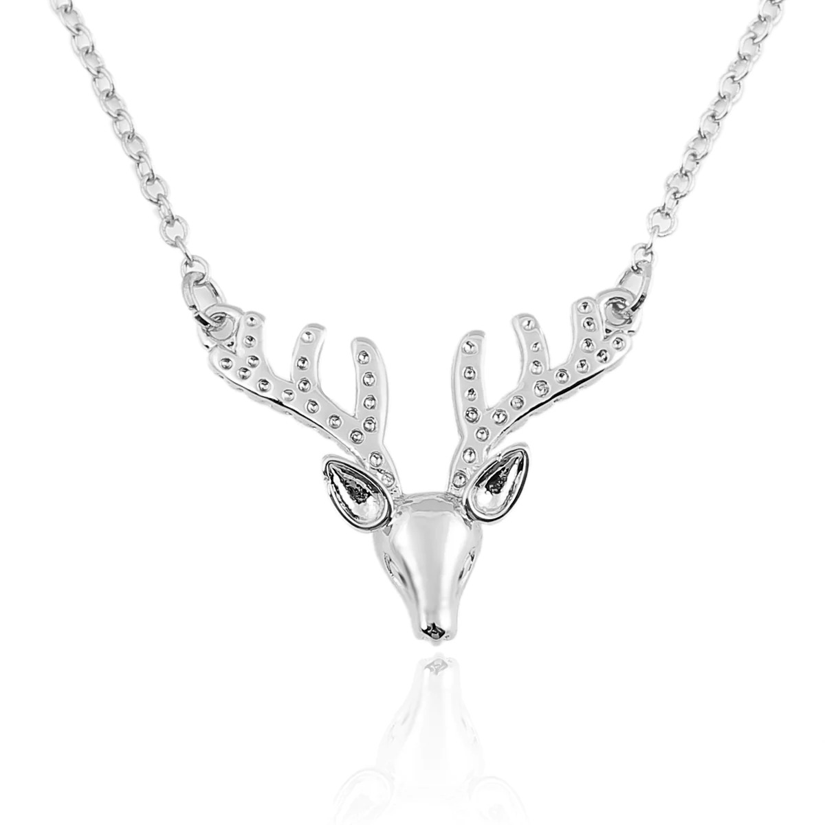 Antler%20Necklace,silver