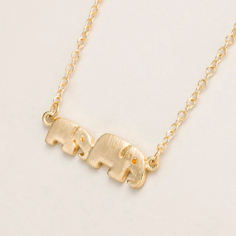 Mother%20and%20Baby%20Elephant%20Gold%20Necklace/