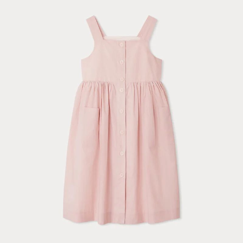 Sweet%20Girl%20Sleeveless%20Casual%20Loose%20Pink%20%20Dress%20%20