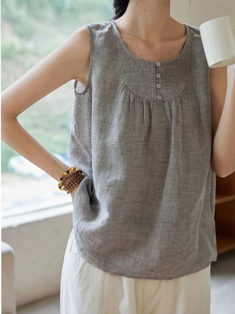 Cotton%20Linen%20Grey%20Sleeveless%20Top-