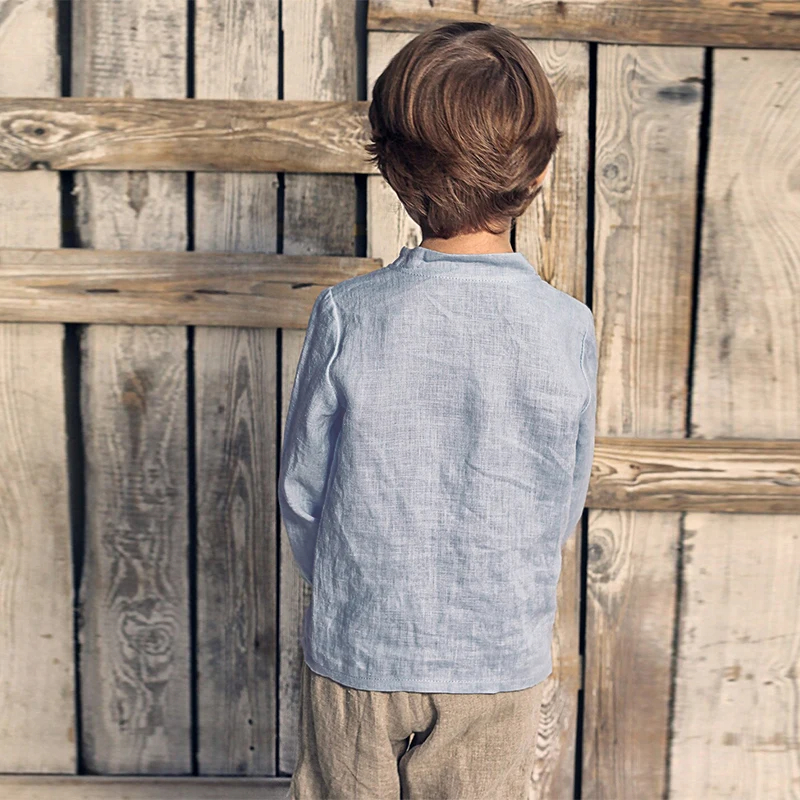 Blue%20Cotton%20And%20Linen%20Boys%20Shirt-