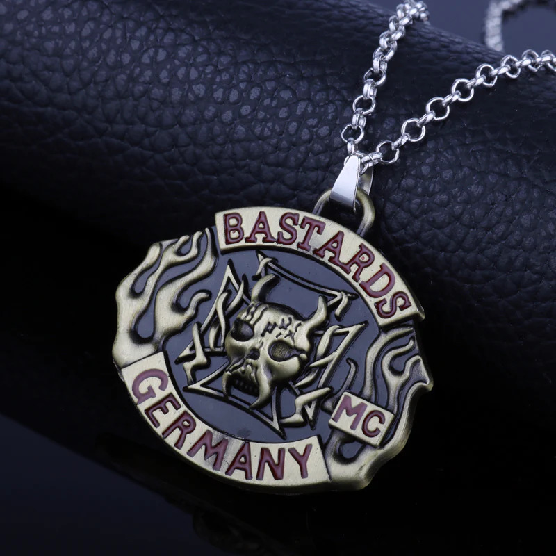 MC%20Germany%20Bandit%20Bandidos%20Rock%20Band%20Music%20bronze%20Necklace/