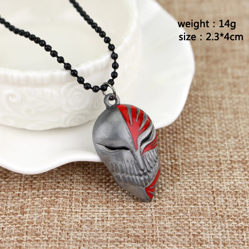 Anime%20Bleach%20kurosaki%20mask%20logo%20Necklace/