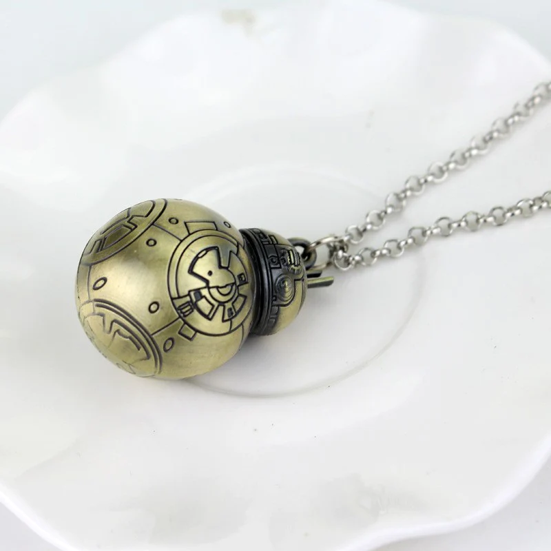 Starwars%20BB-8%20Robot%20bronz%20necklace