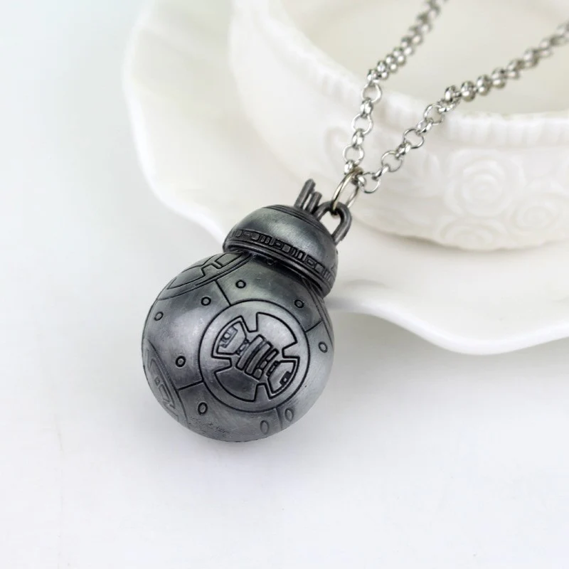 Starwars%20BB-8%20Robot%20silver%20necklace