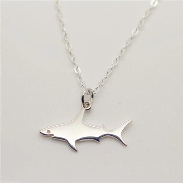 Shark%20Silver%20Necklace%20Minimalist%20Necklace