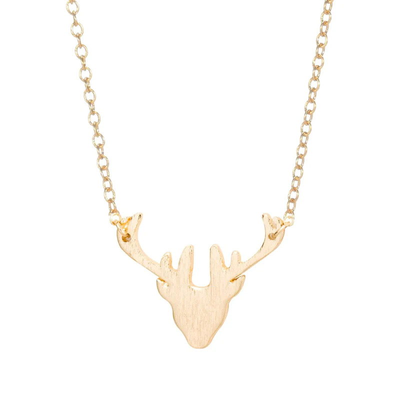 Gold%20Deer%20Horn%20Necklace/