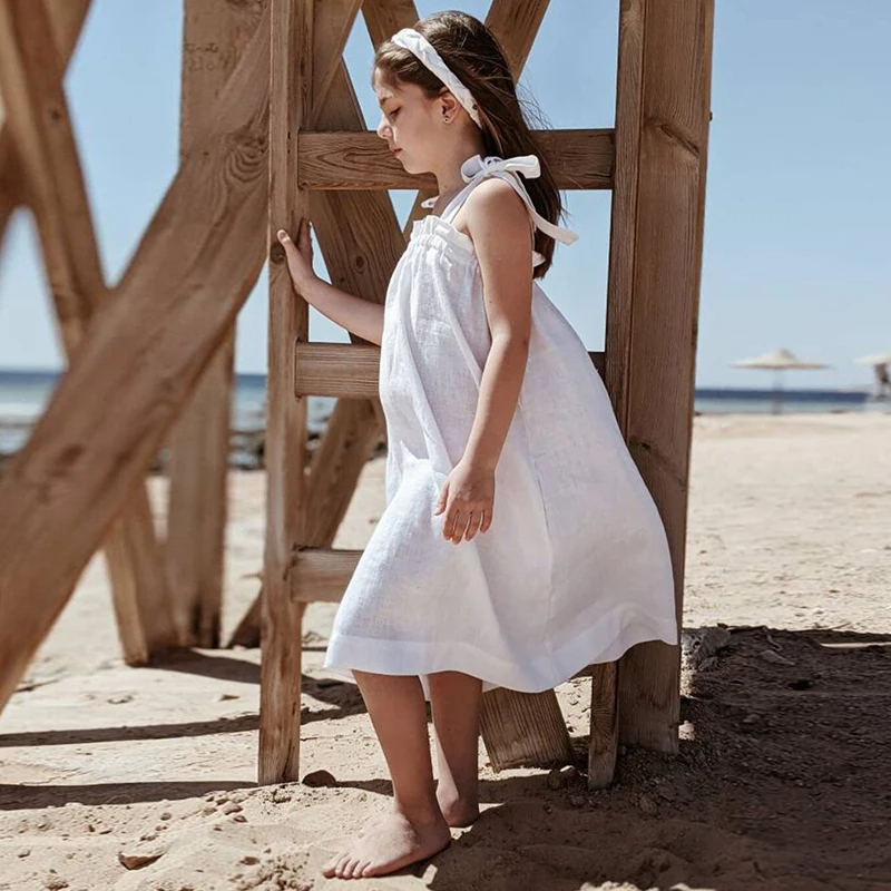 White%20Linen%20Beach%20Sundress%20Flower%20Girl%20Dress%20%20%20