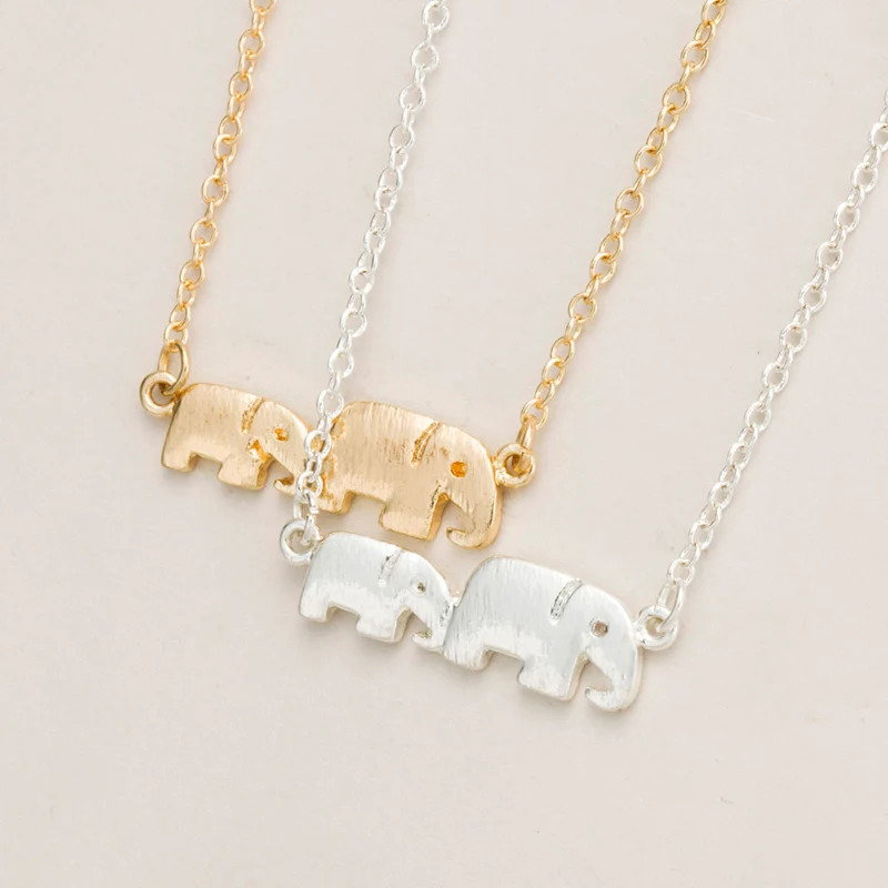 Mother%20and%20Baby%20Elephant%20Gold%20Necklace/