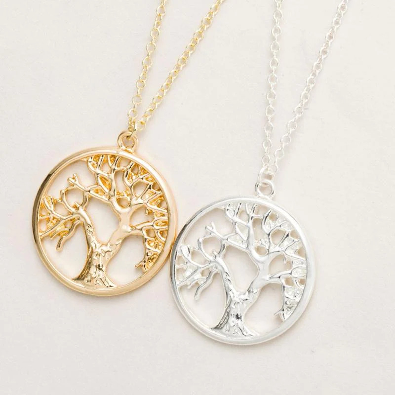 Tree%20of%20Life%20Silver%20Necklace/