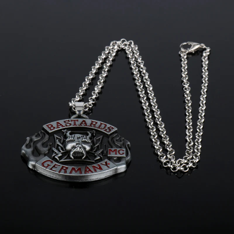 MC%20Germany%20Bandit%20Bandidos%20Rock%20Band%20Music%20Silver%20Necklace/