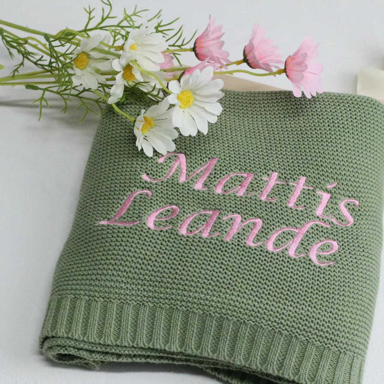 Personalized%20Cotton%20Knitted%20Baby%20Blanket%20%20/