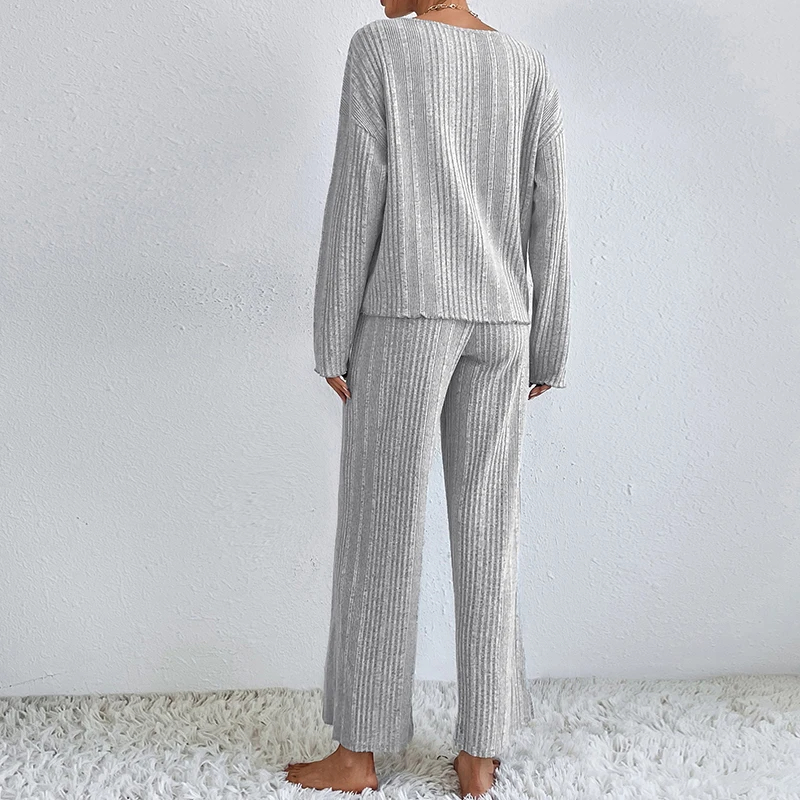 Light%20Gray%20Pajamas%20Homewear%20Set