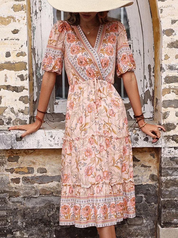 Bohemian%20Pink%20Floral%20Summer%20Dress%20