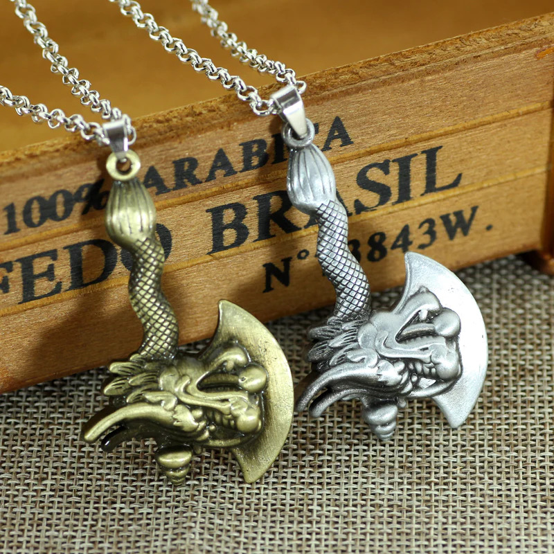 Gothic%20elf%20demon%20ax%20Crime%20Necklace