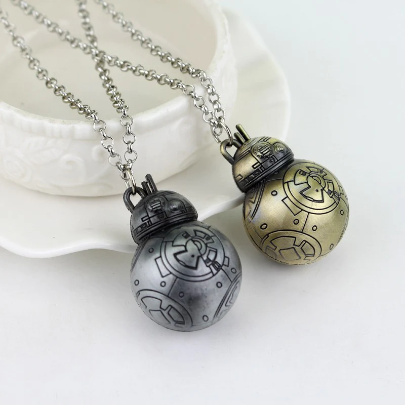 Starwars%20BB-8%20Robot%20bronz%20necklace/