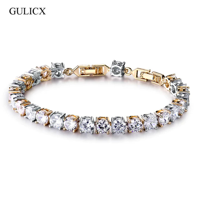 Elegant%20Bracelet%20with%20White%20Gold%20Cubic%20Zircon%20Stones/