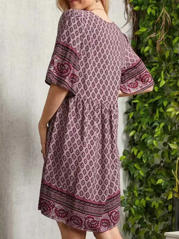 Wine%20Boho%20Ethnic%20Style%20Midi%20Dress%20%20%20-