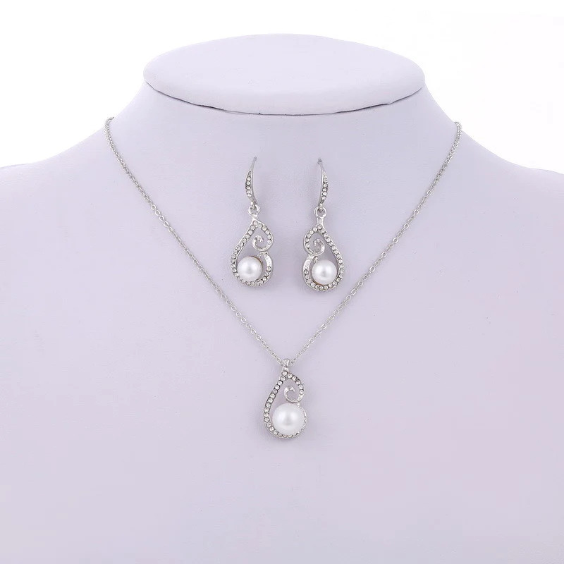 silver%20white%20simulated%20pearl%20romantic%20design%20womens%20jewelry%20set