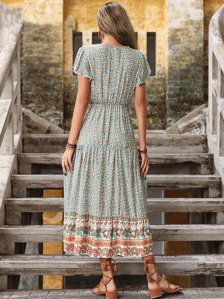 Green%20Floral%20Long%20Bohemian%20Dress-