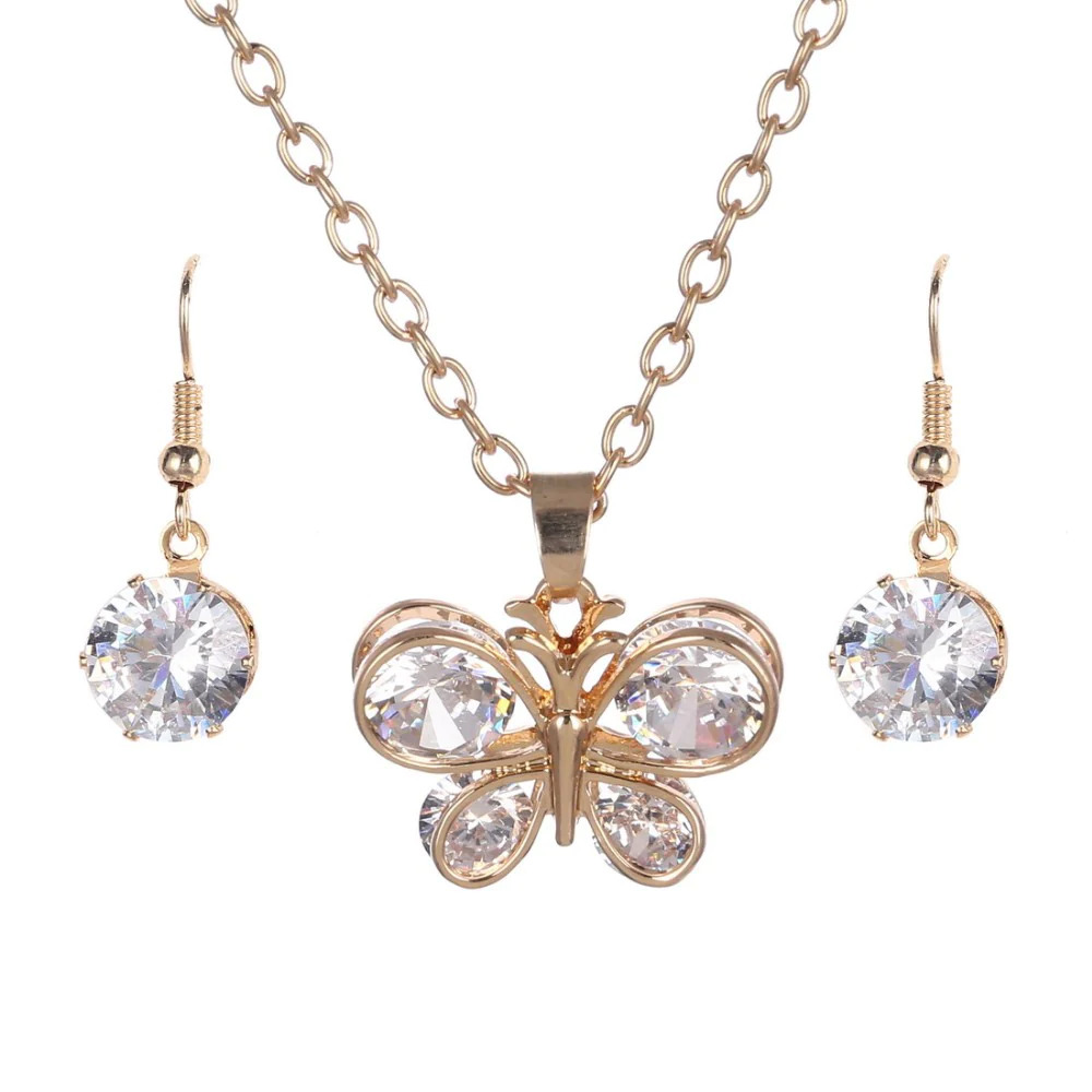 Gold%20crystal%20stone%20butterfly%20design%20women’s%20jewelry%20set/