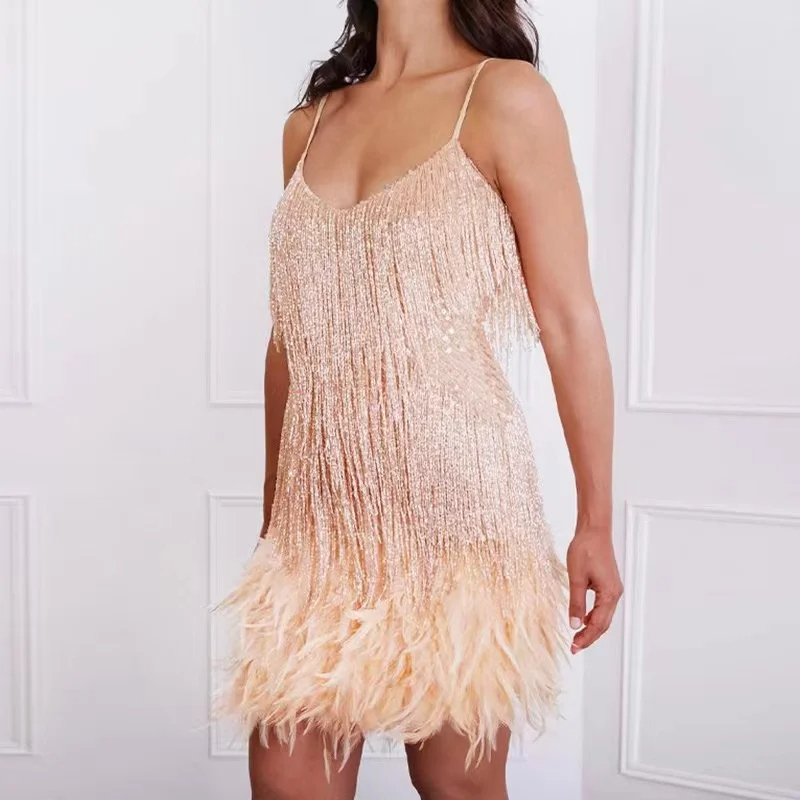 Champagne%20Tassel%20Sequins%20Feather%20Mini%20Dress%20%20%20%20%20%20%20%20%20%20%20%20%20%20%20%20%20%20%20%20