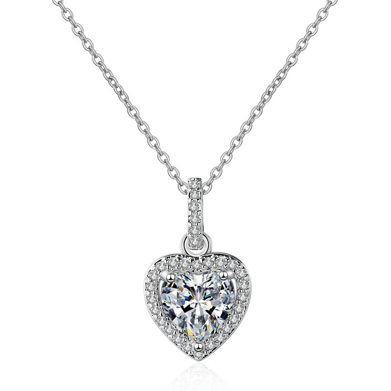 Cubic%20Zircon%20CZ%20Heart%20Necklace/