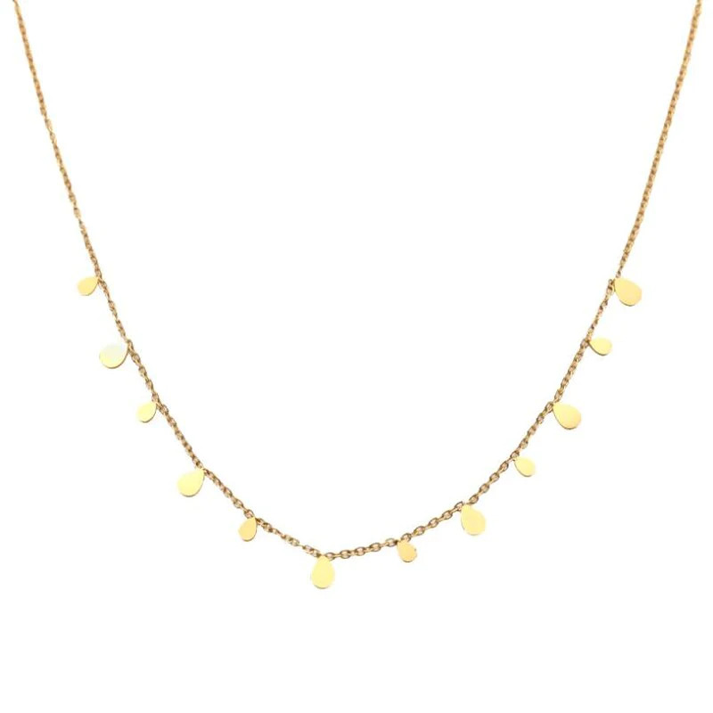 Dainty%2018K%20Gold%20Plated%20Coin%20Choker%20Necklace/