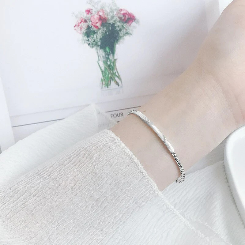 Silver%20925%20Sterling%20Silver%20Name%20Twisted%20Bangle/