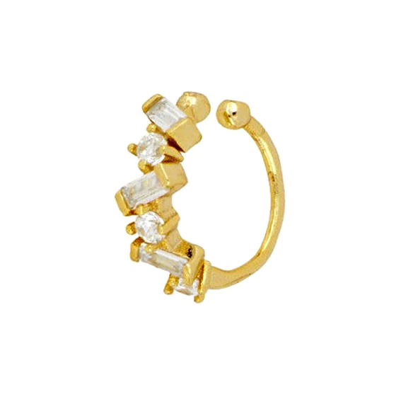 1%20Piece%20Dainty%20Baguette%20&%20Round%20CZ%20Conch%20Ear%20Cuff%20Earrings/