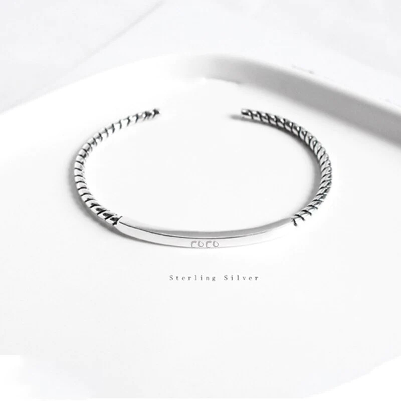 Silver%20925%20Sterling%20Silver%20Name%20Twisted%20Bangle/