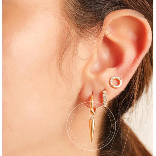 Minimalist%20Spike%20Hoop%20Earrings,Tiny%20Hoops,Dainty%20hoops,%20Huggies%20Hoop%20Earrings,%20Spike%20Hoops,%20Hoops%20with%20Charm/