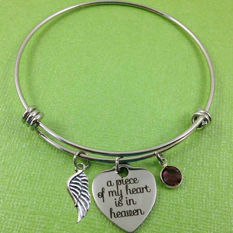 Custom%20Sympathy%20Memorial%20Gift%20Bangle%20with%20Birthstone