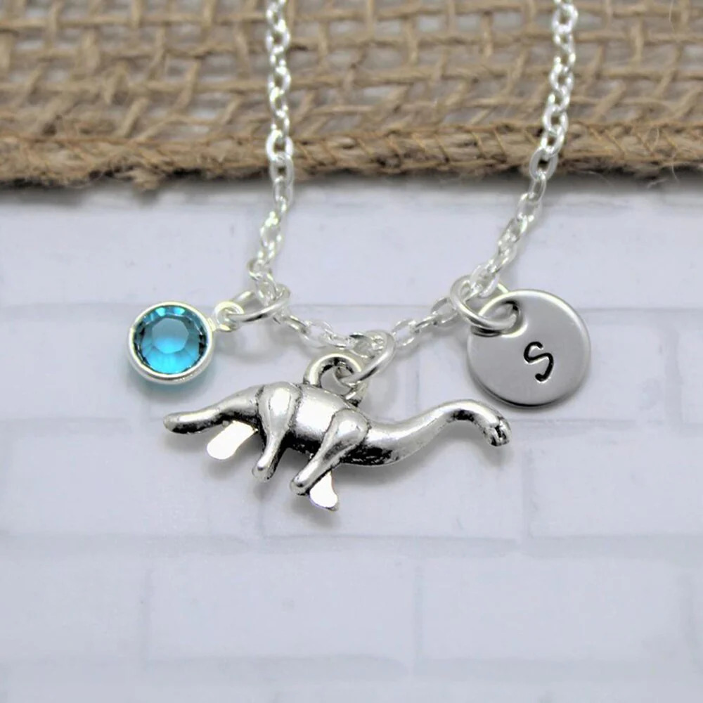 Personalized%20Birthstone%20Dinosaur%20Initial%20Necklace