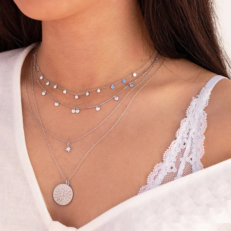 Dainty%20Small%20Coins%20Choker%20Necklace