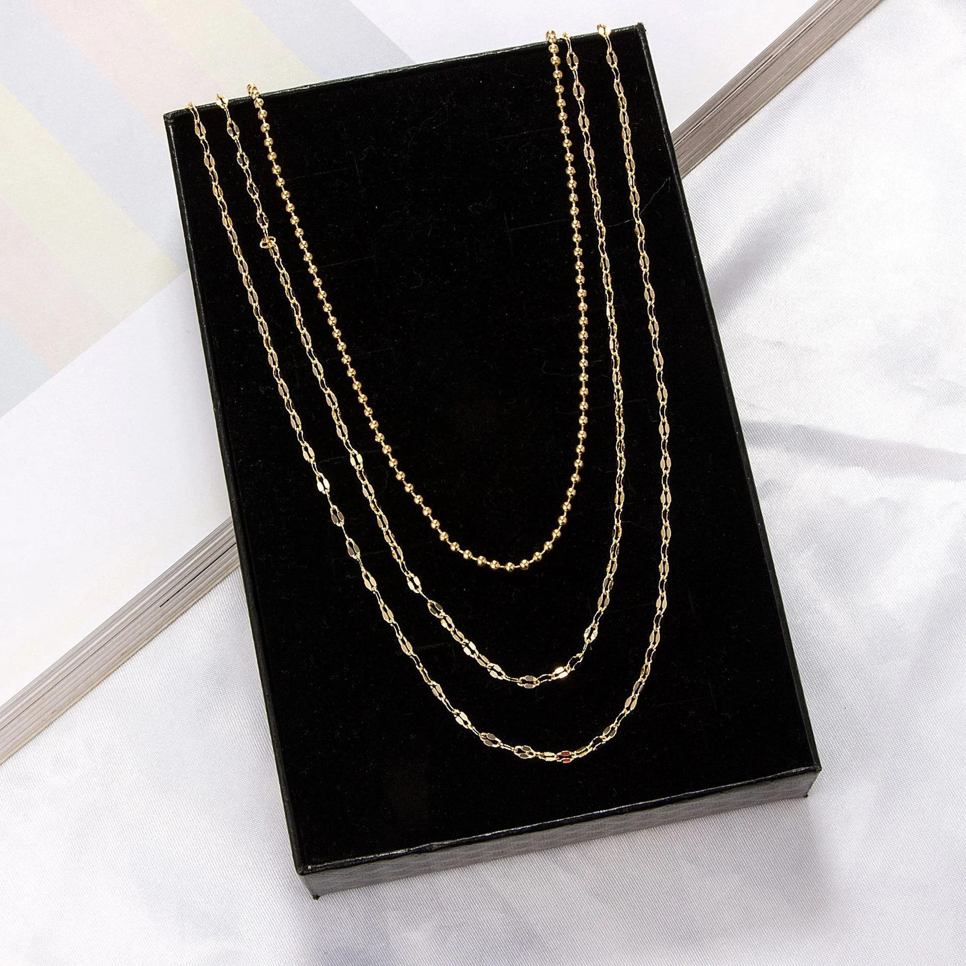 Triple%20Layered%20Gold%20Chain%20Choker%20Necklace