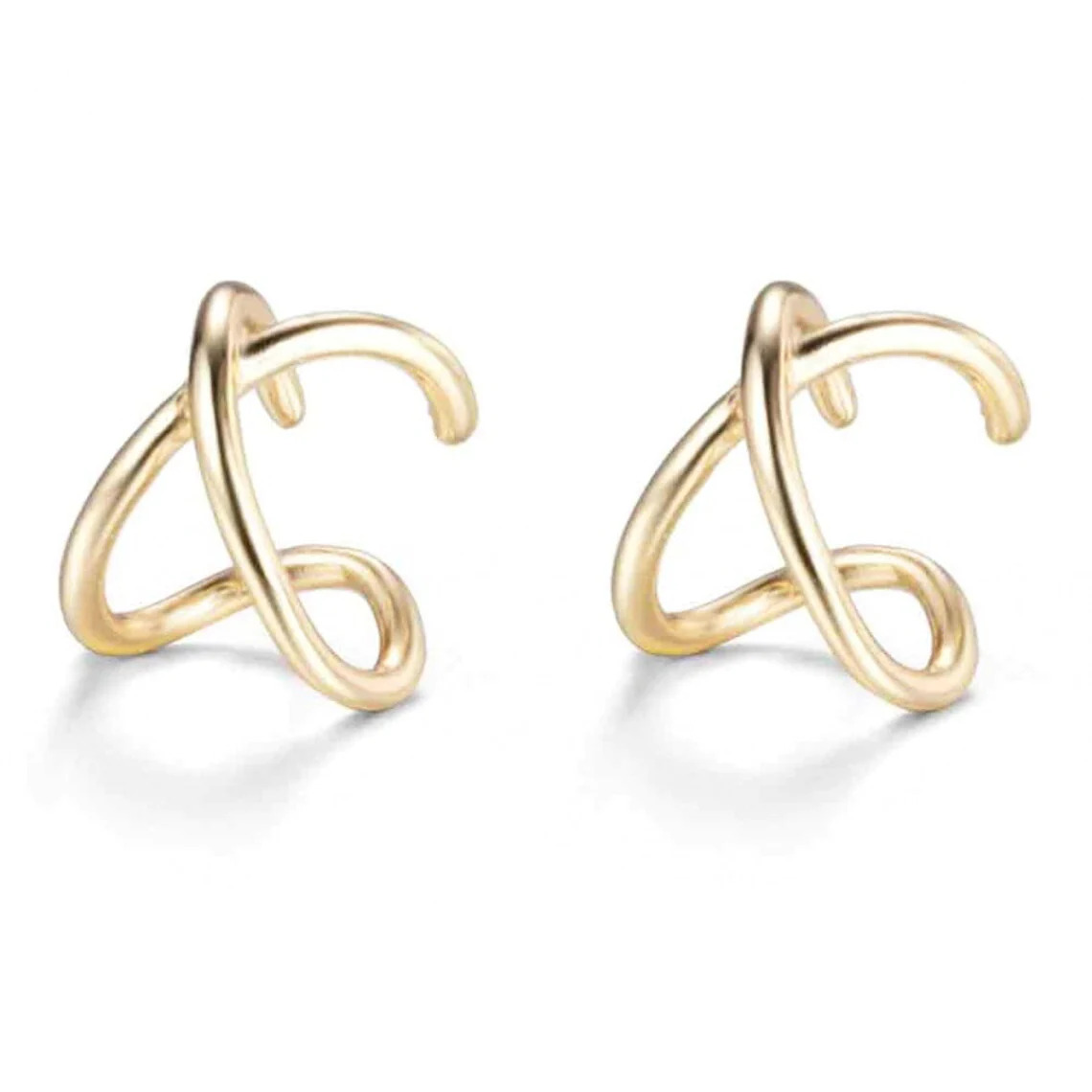 1%20piece%20Tiny%20&%20Dainty%20Criss%20Cross%20Cartilage%20Ear%20Cuff%20Earrings%20for%20woman/